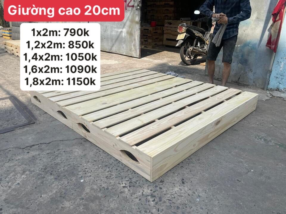 Giường Cao 20cm